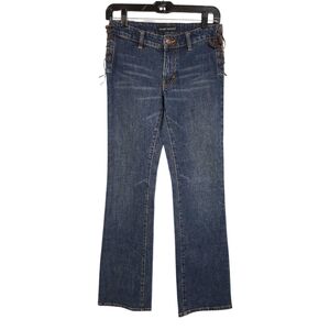 VTG Sergio Valente Flared Bootcut Denim Jean Women 26 Western femme Laced Y2K